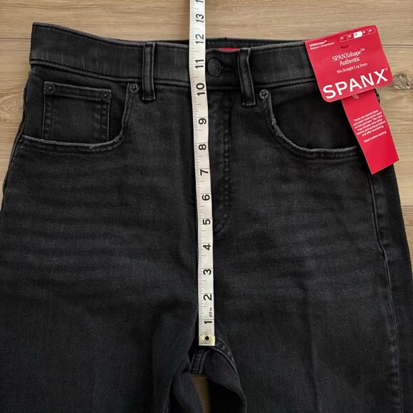 SPANXshape Authentic 360 90s Straight Leg Ankle Jeans Black S Tall - Picture 7 of 13